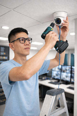 Lắp đặt camera quận 12 uy tín chuyên nghiệp tại Bam-SG Hiệp Thành