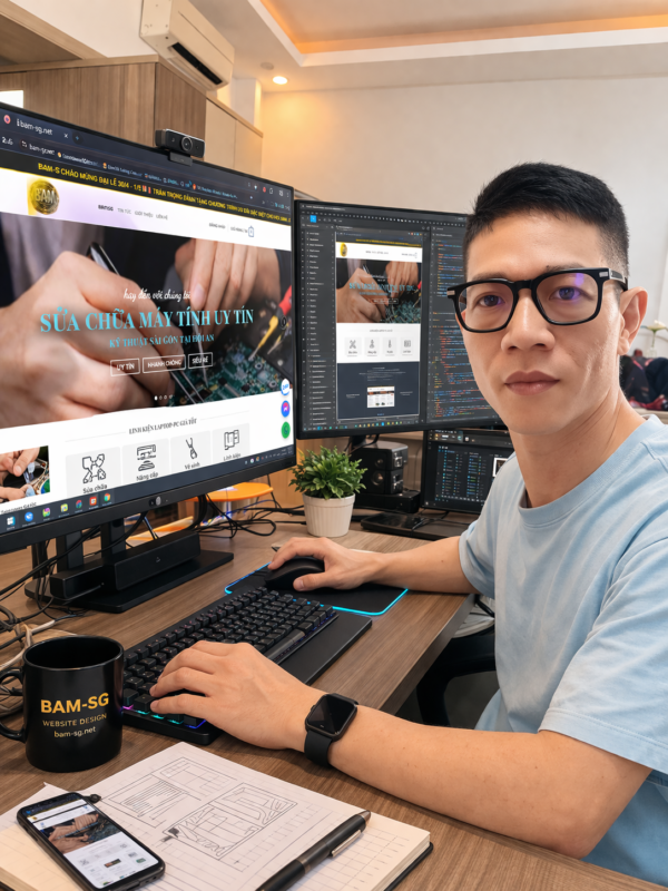 Thiết kế website quận 12 và làm web tại Hiệp Thành City của Bam-SG