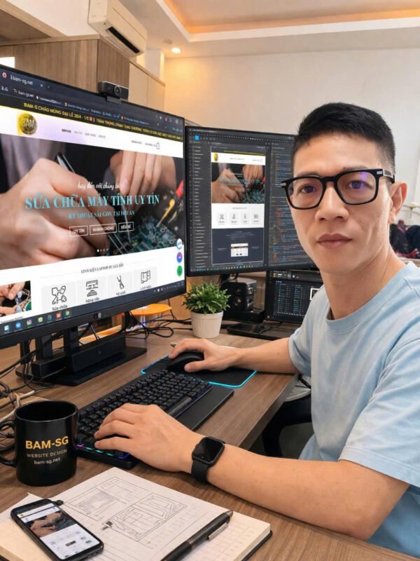 thiet ke website sua laptop 21 hoa giay